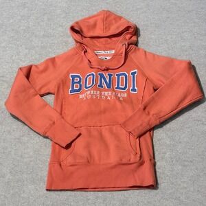 Authentic Between The Flags Bondi Australia Hoodie Sz 6 Salmon Pink 'Surfwhere'